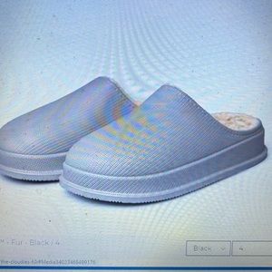 CLOUDIES Fur slip On